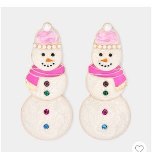 Make it merry snowman post drop earrings discontinued